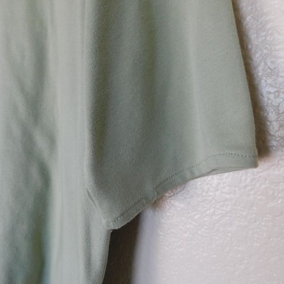 White Stag Top Ladies Size XL 16/18 Sage Green Embroidered Button Floral Casual - Picture 7 of 10
